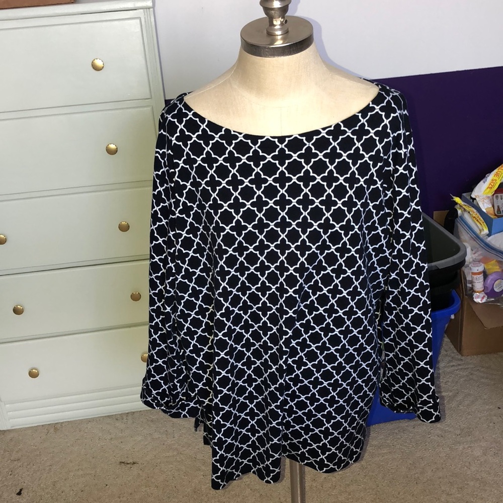 ❤️ Jones New York, women’s 3/4 sleeve top, EUC